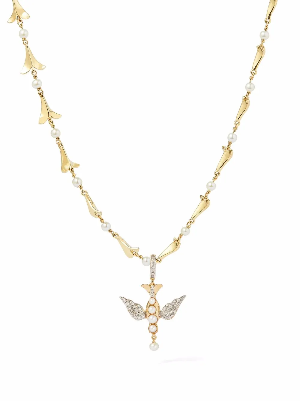 Annoushka gargantilla Lovebirds en oro amarillo de 18kt con diamantes y perlas de Annoushka x Temperley London - Dorado
Annoushka gargantilla Lovebirds en oro amarillo de 18kt con diamantes y perlas de Annoushka x Temperley London - Dorado