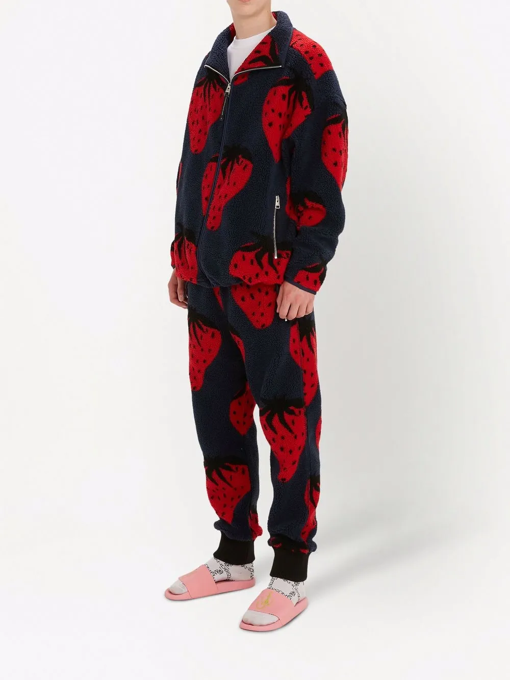 фото Jw anderson куртка на молнии с принтом