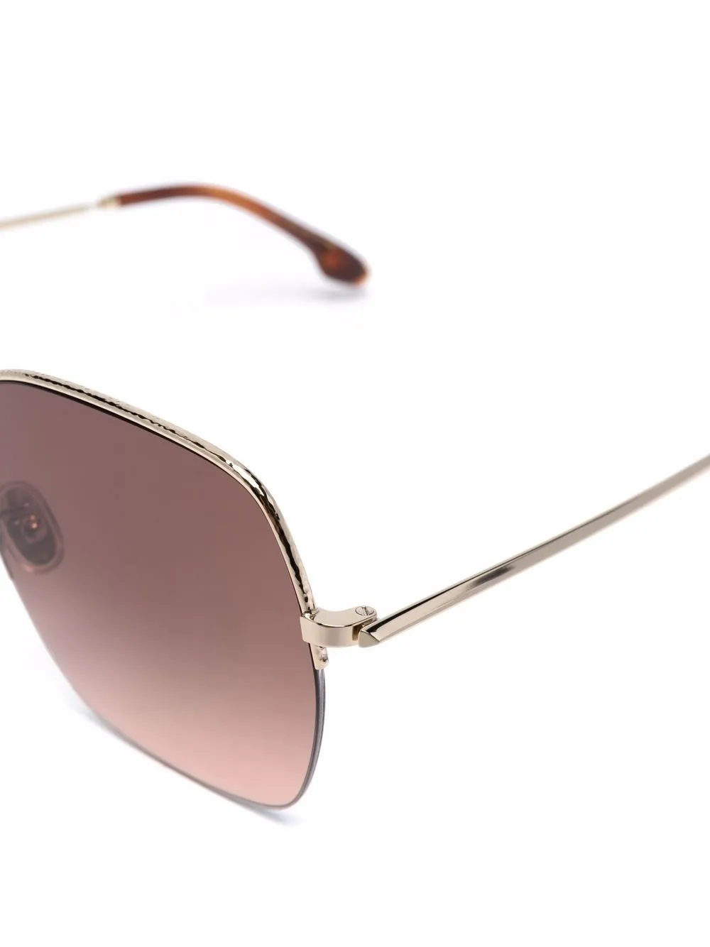 фото Victoria beckham eyewear солнцезащитные очки в массивной оправе