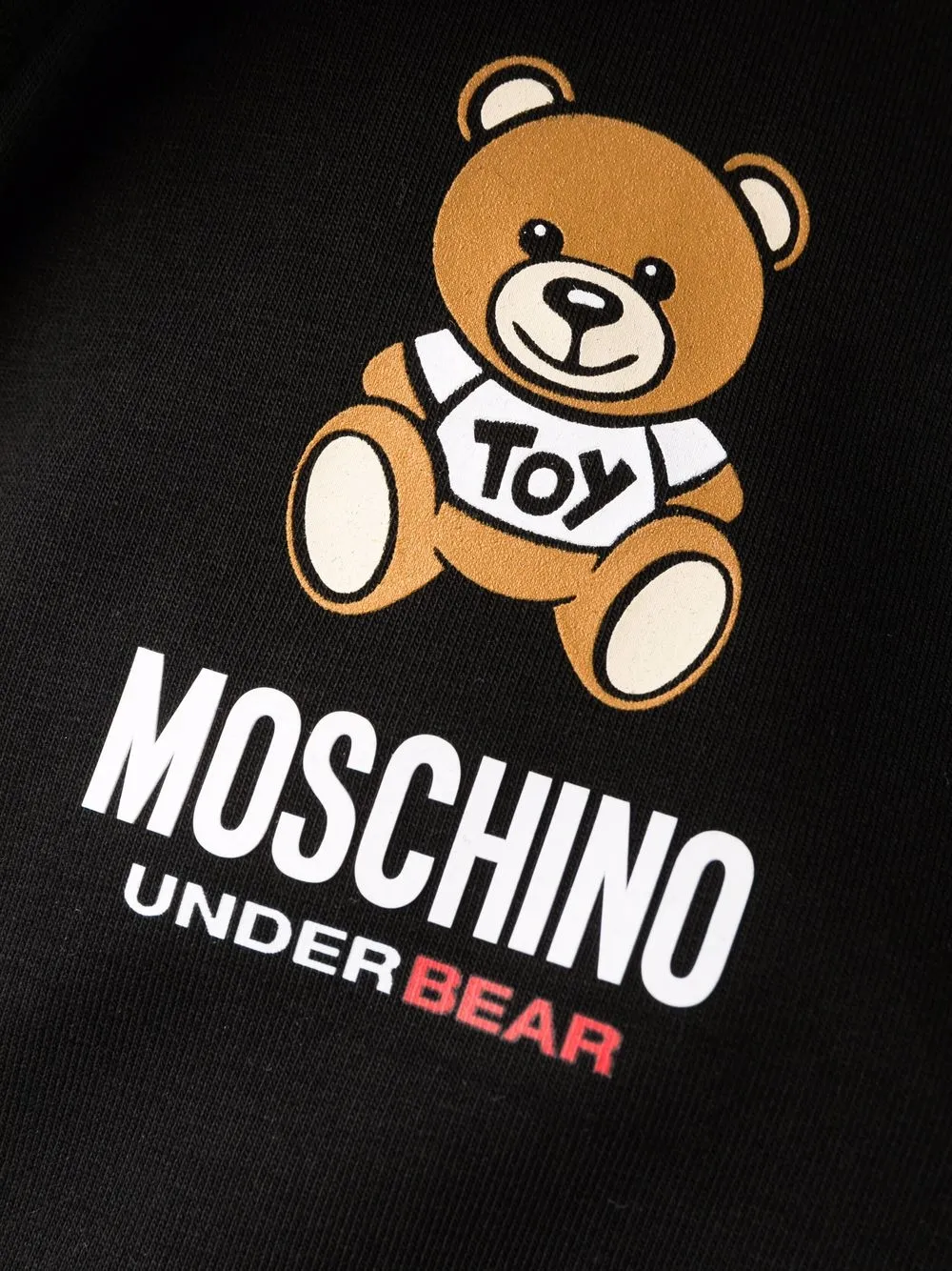 фото Moschino худи на молнии с логотипом