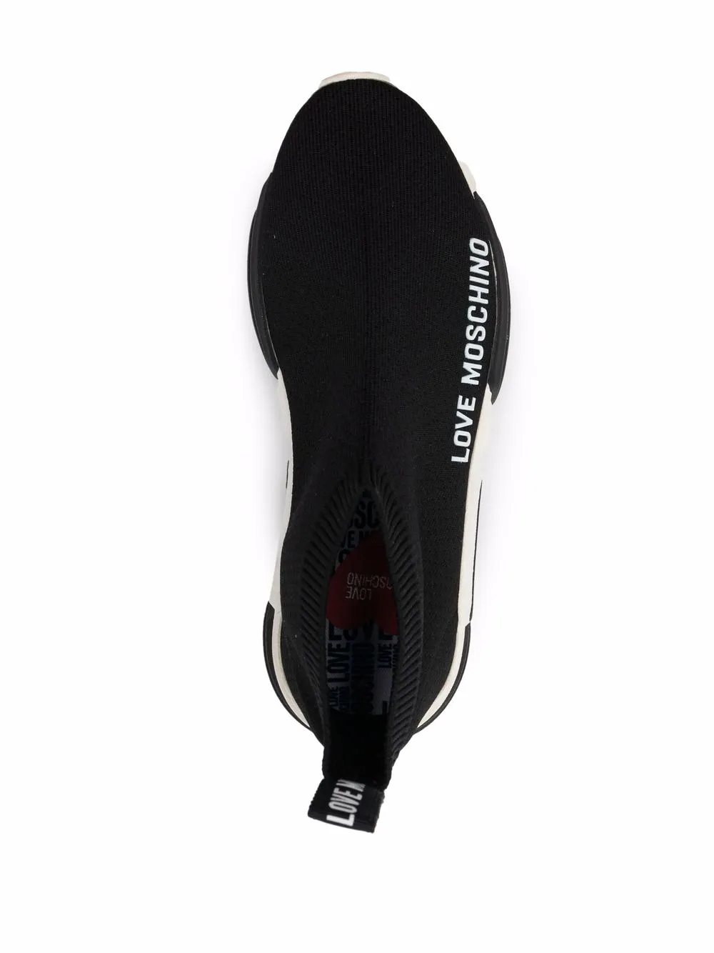 фото Love moschino слипоны с логотипом