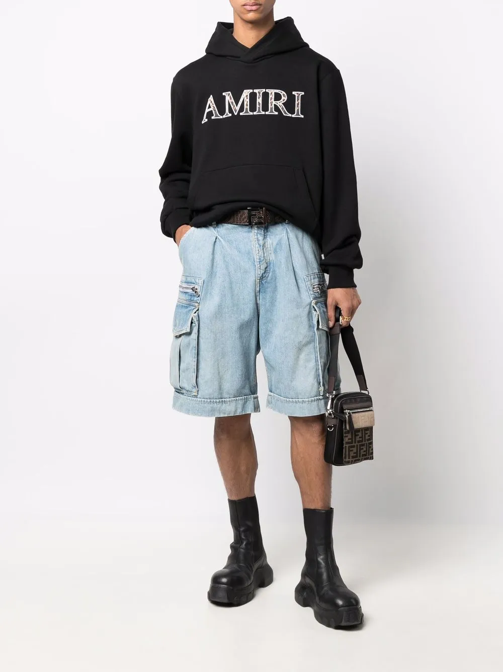 фото Amiri худи с вышитым логотипом