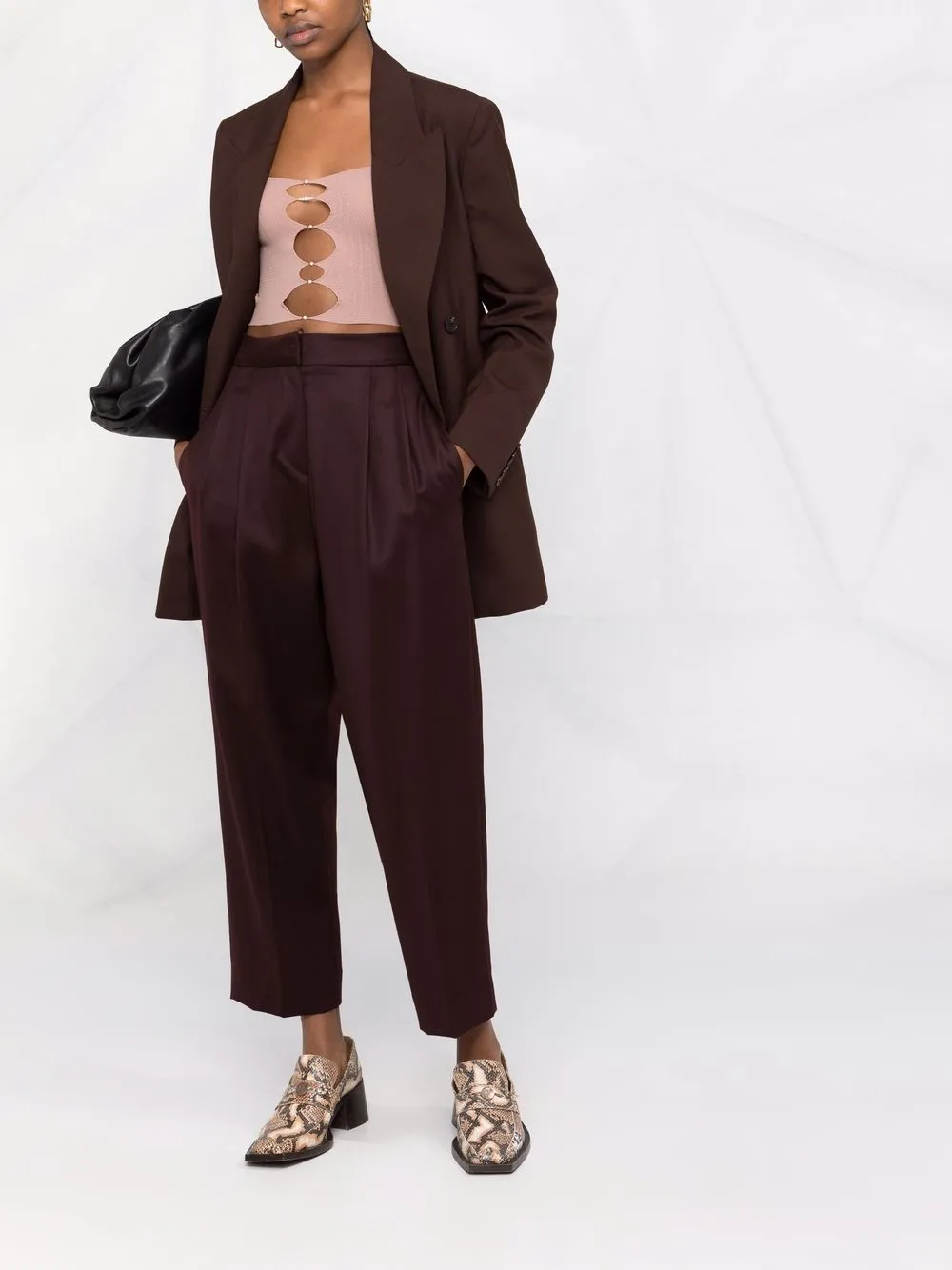 фото Rui трикотажный топ с вырезами