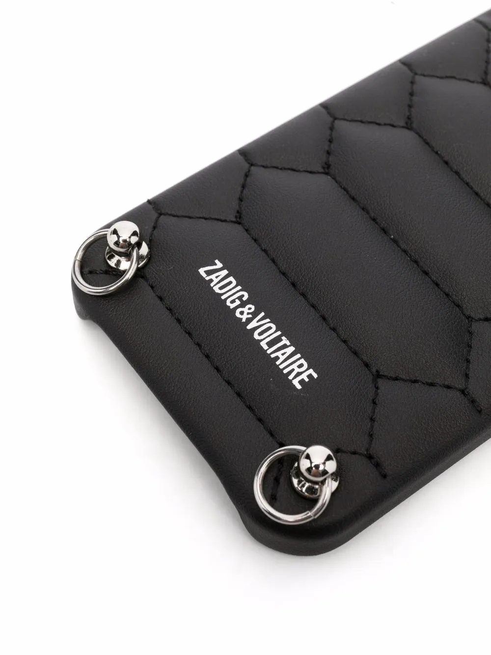 фото Zadig&voltaire стеганый чехол для iphone 12 с цепочкой