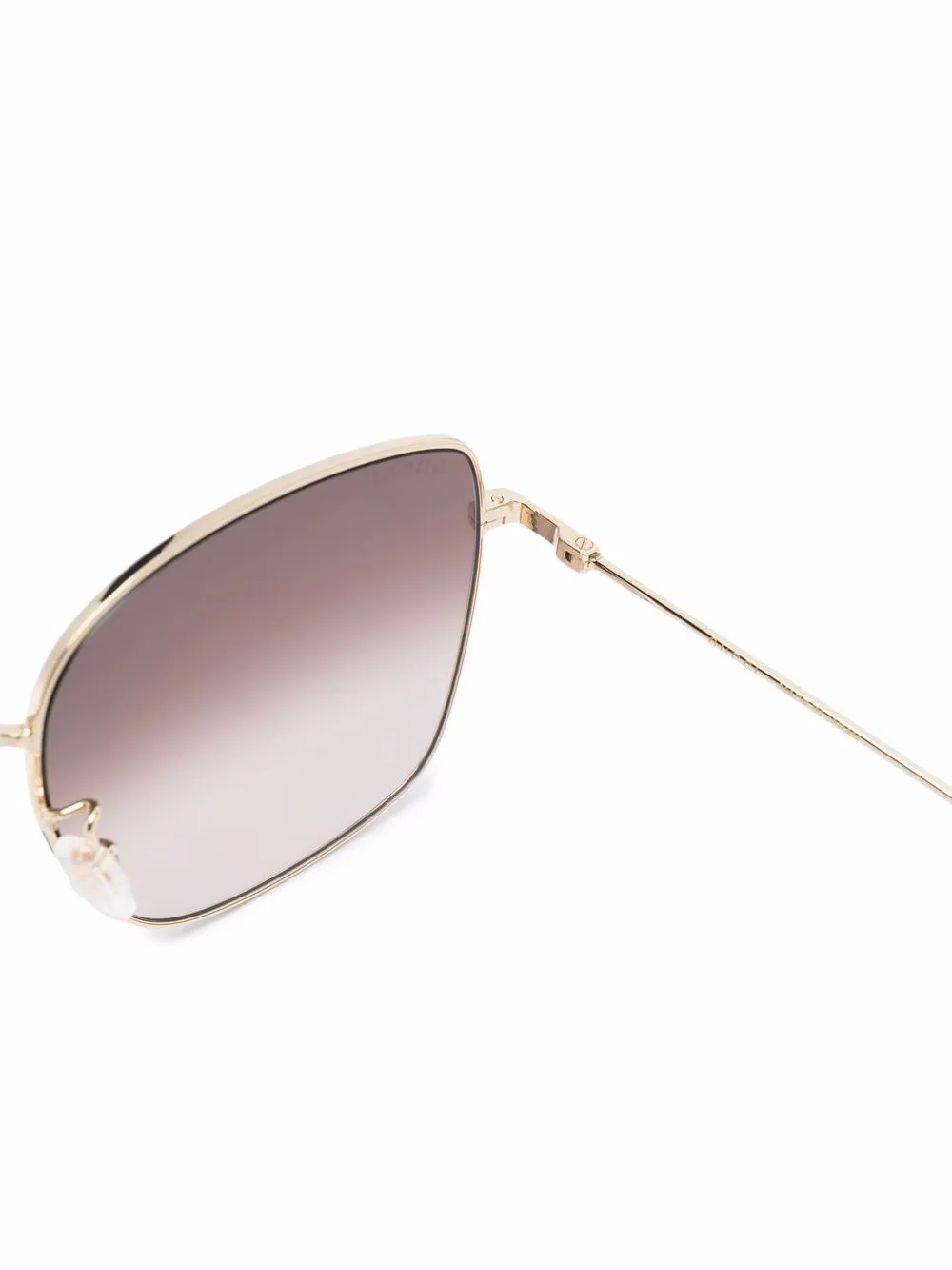 фото Gucci eyewear солнцезащитные очки в квадратной оправе