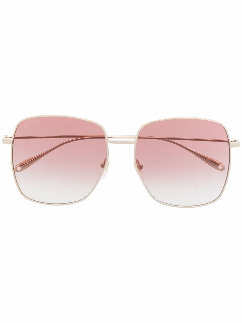 фото Gucci eyewear солнцезащитные очки в массивной оправе
