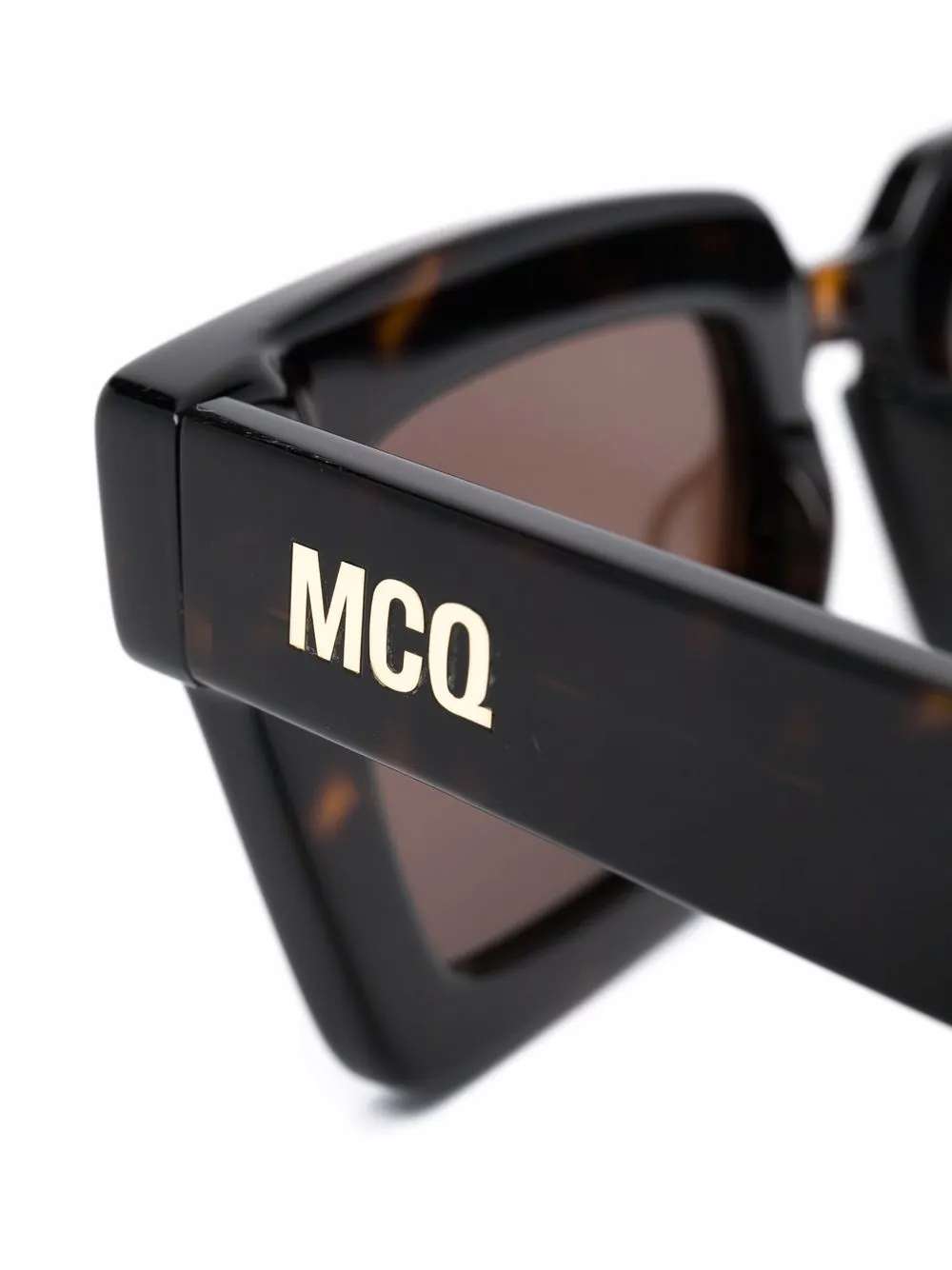 фото Mcq by alexander mcqueen eyewear солнцезащитные очки черепаховой расцветки