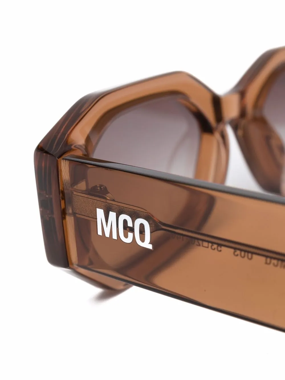 фото Mcq by alexander mcqueen eyewear солнцезащитные очки в шестиугольной оправе