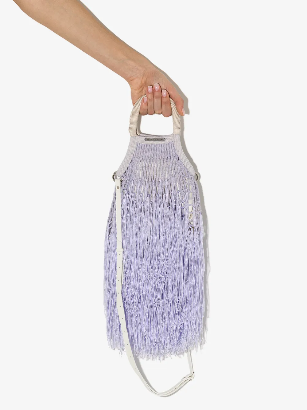 фото Petit kouraj сумка-тоут fringe размера мини