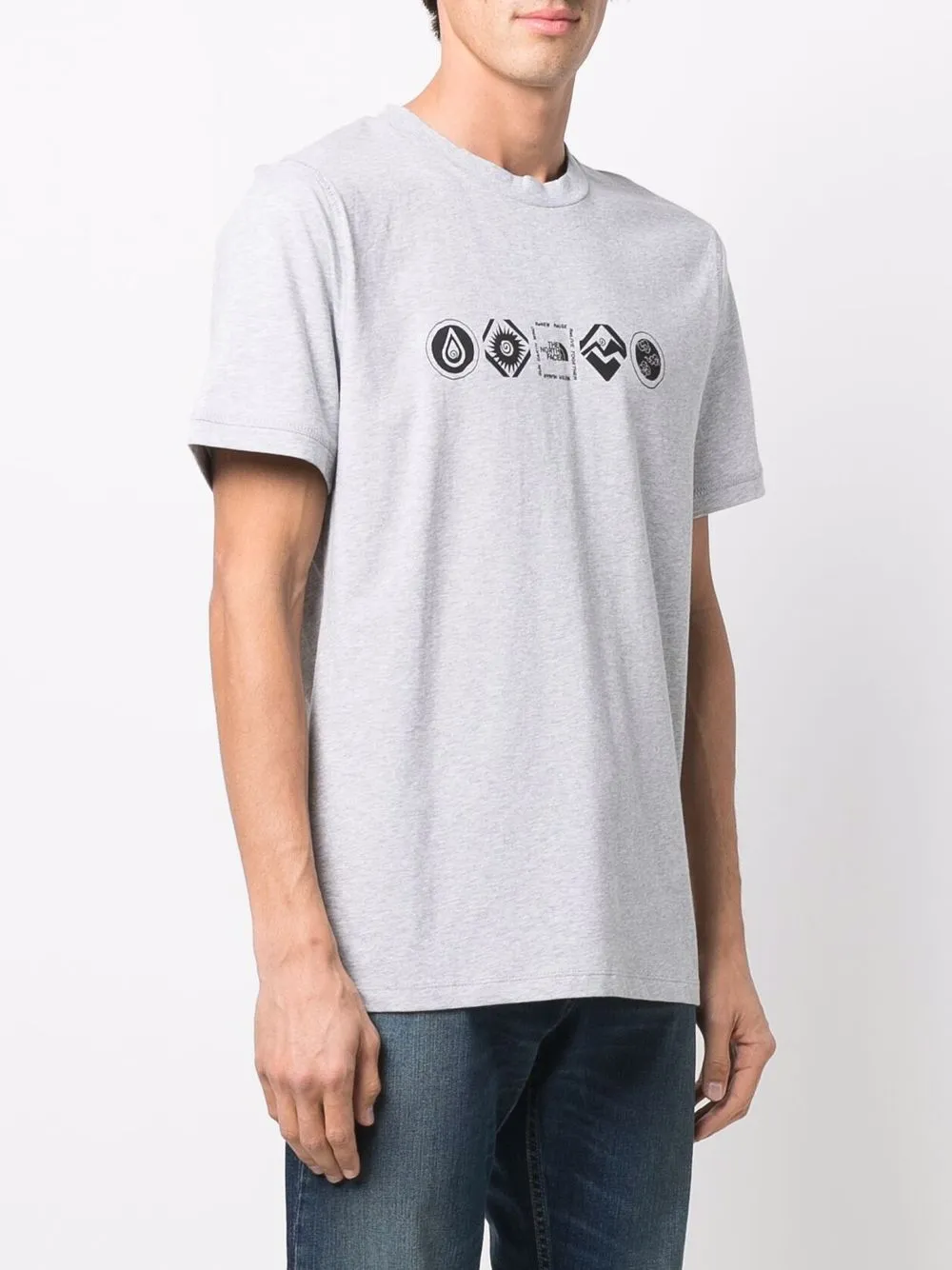 фото The north face футболка с графичным принтом