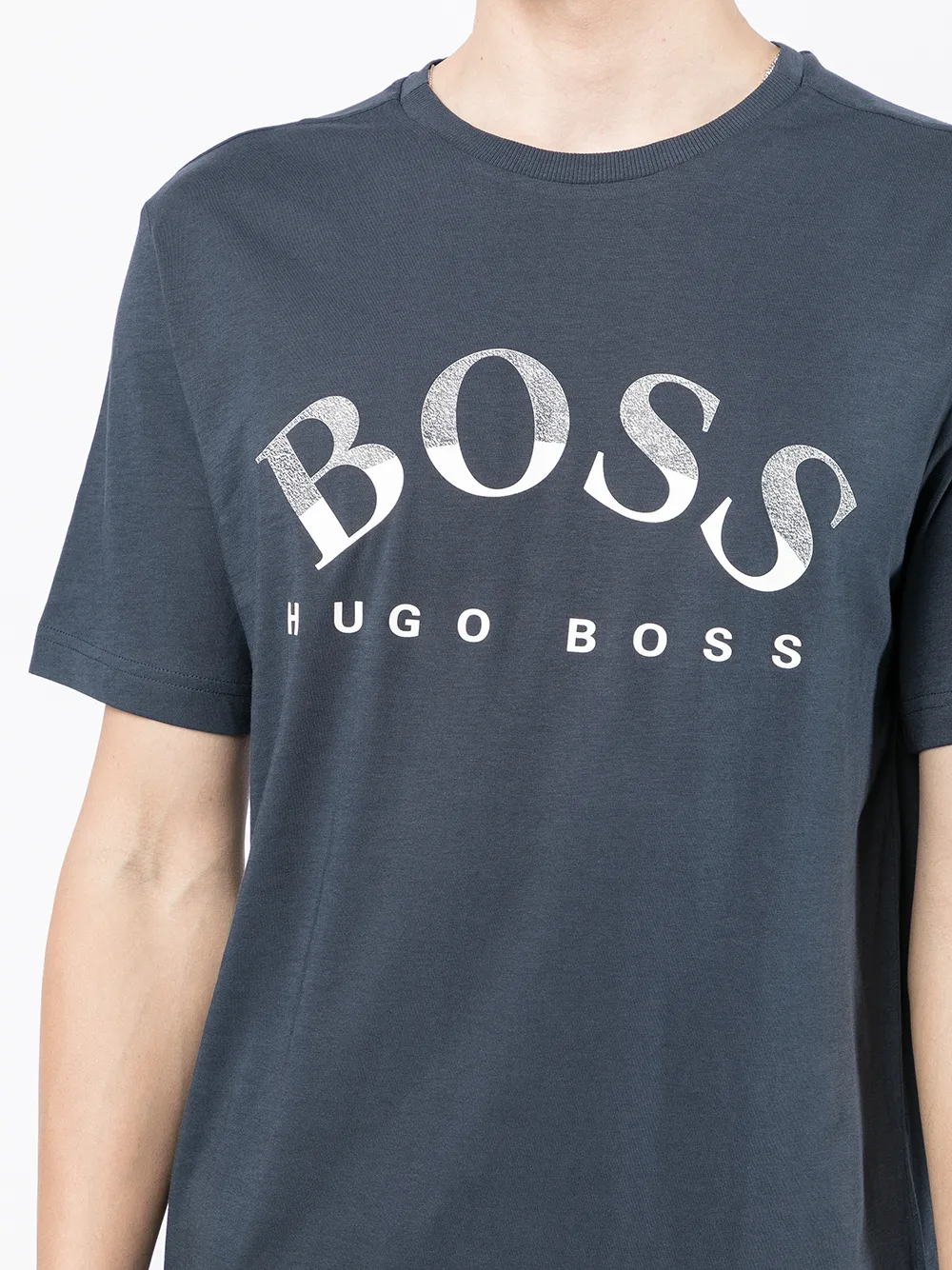 фото Boss футболка из органического хлопка с логотипом