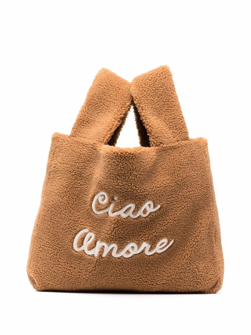 фото Giada benincasa сумка-тоут ciao amore из шерпы