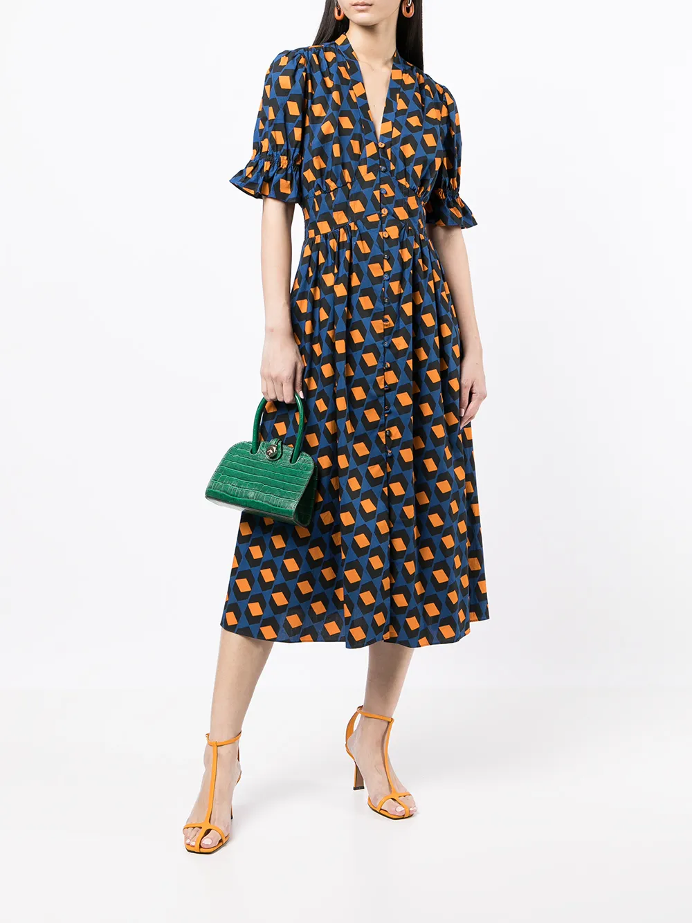 фото Dvf diane von furstenberg платье-рубашка erica