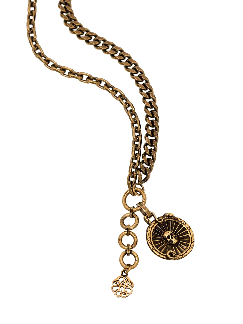 Alexander McQueen Snake Medallion Coin Bracelet Farfetch