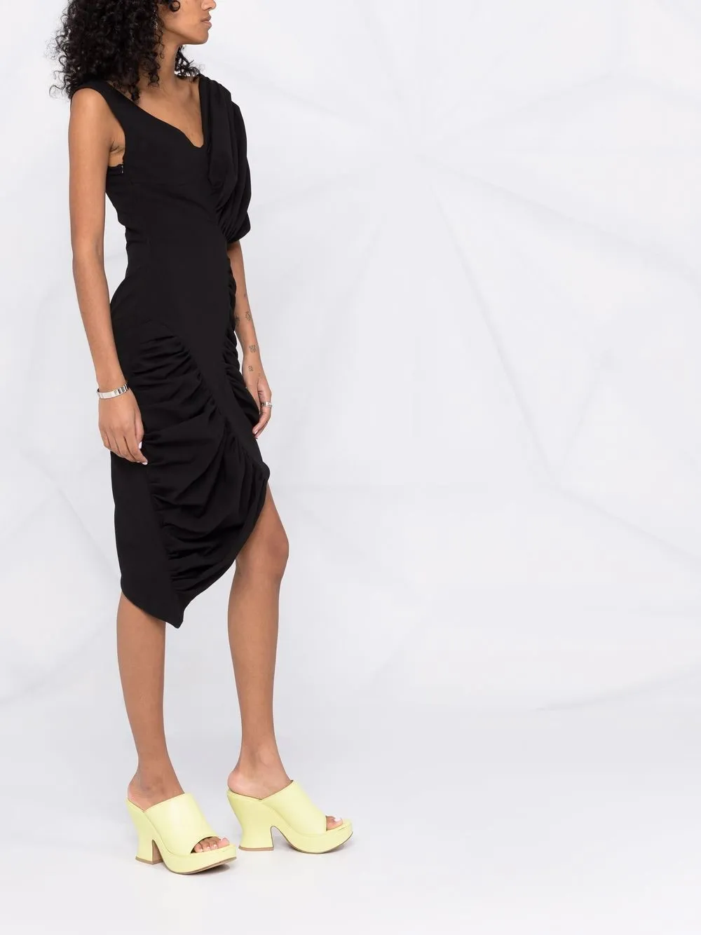 фото Weinsanto платье миди асимметричного кроя