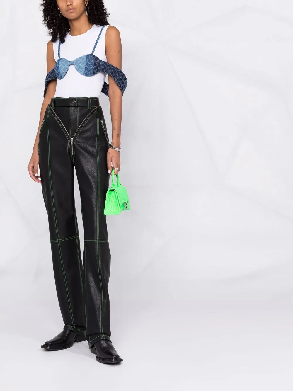 фото Weinsanto укороченный топ-бралетт с узором