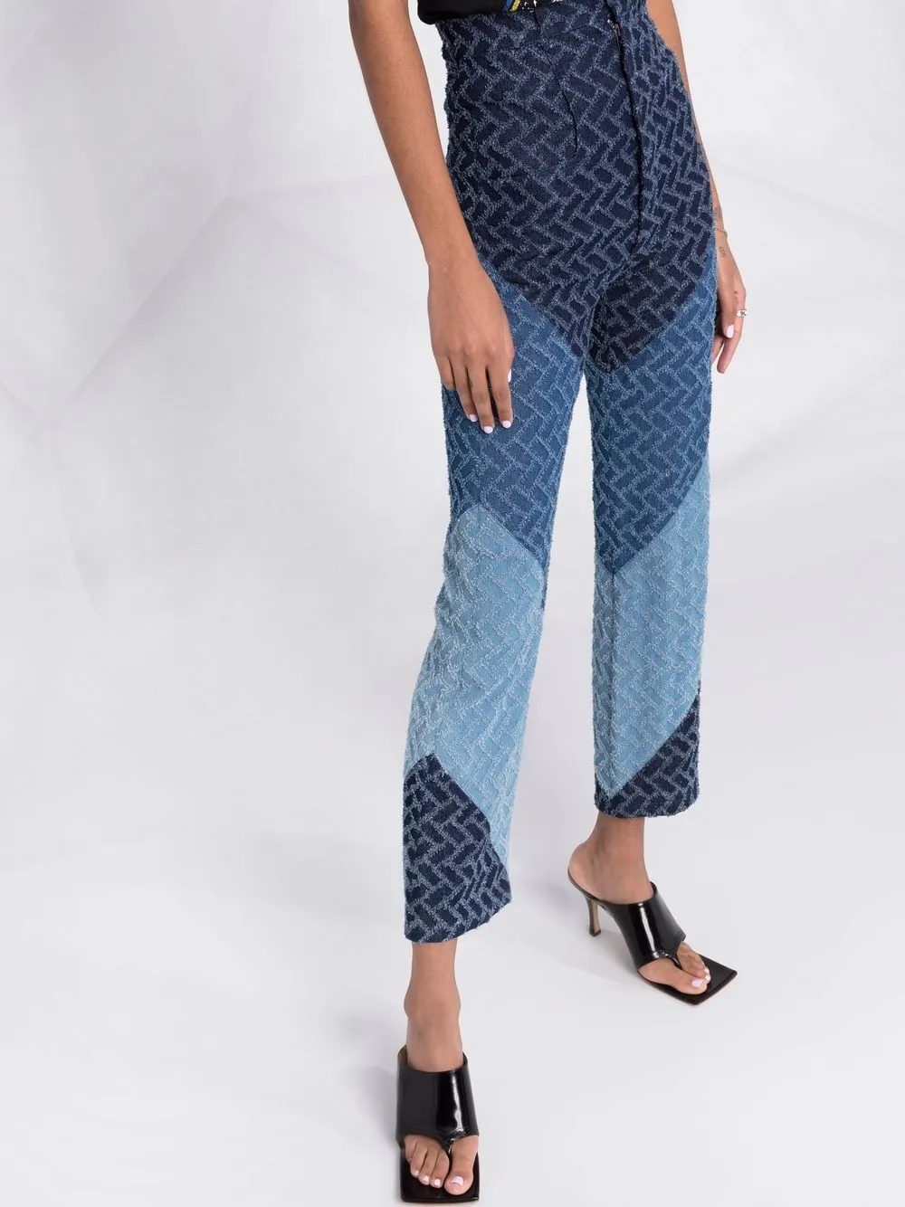 фото Weinsanto укороченные брюки в стиле колор-блок