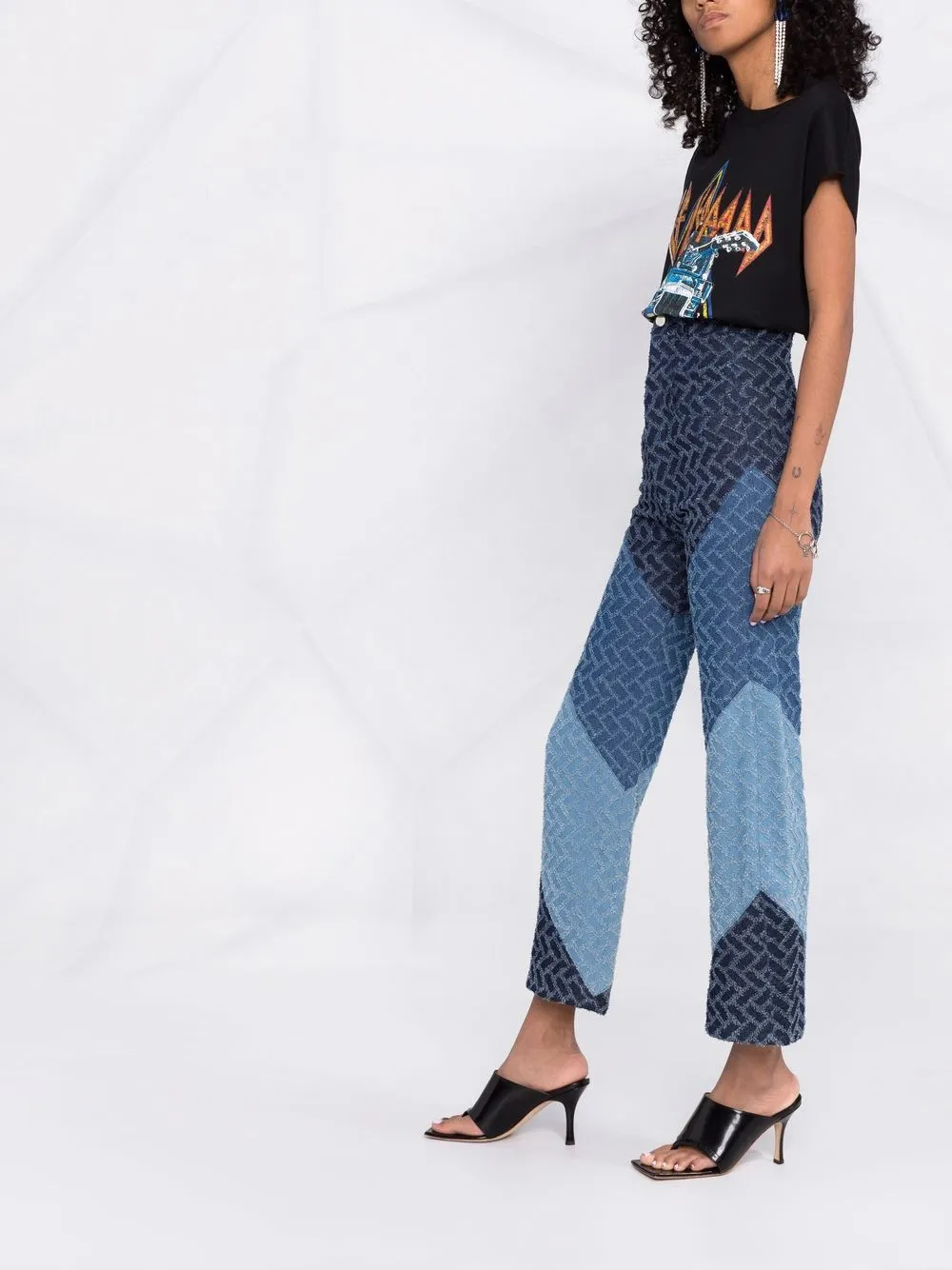 фото Weinsanto укороченные брюки в стиле колор-блок