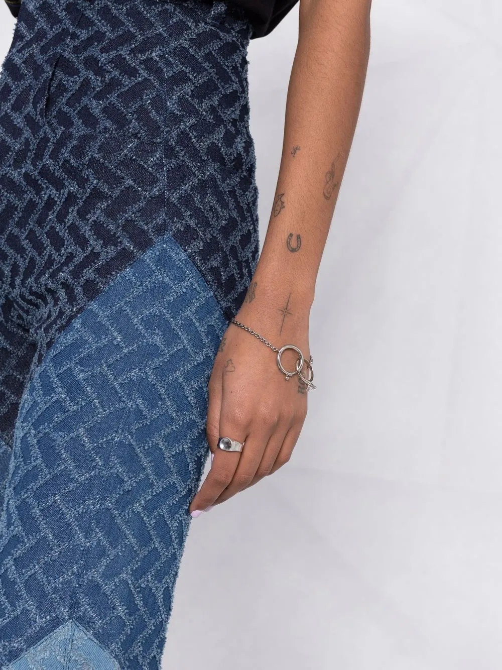 фото Weinsanto укороченные брюки в стиле колор-блок