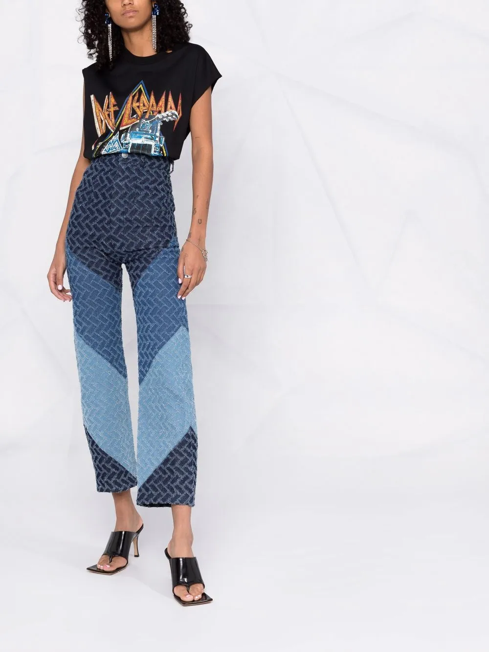 фото Weinsanto укороченные брюки в стиле колор-блок