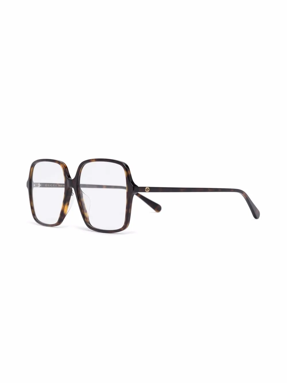 фото Gucci eyewear массивные очки в квадратной оправе