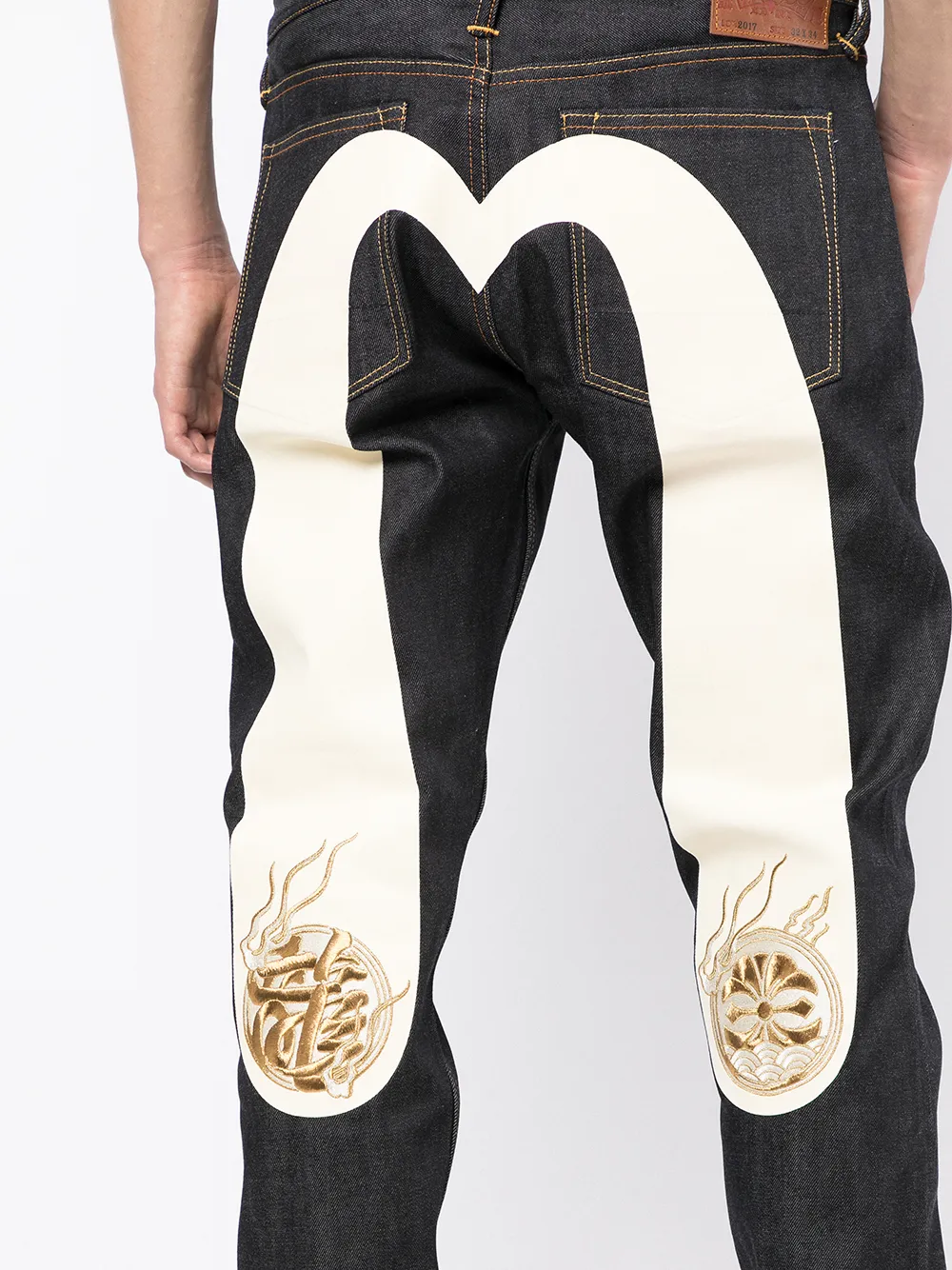 фото Evisu джинсы с логотипом