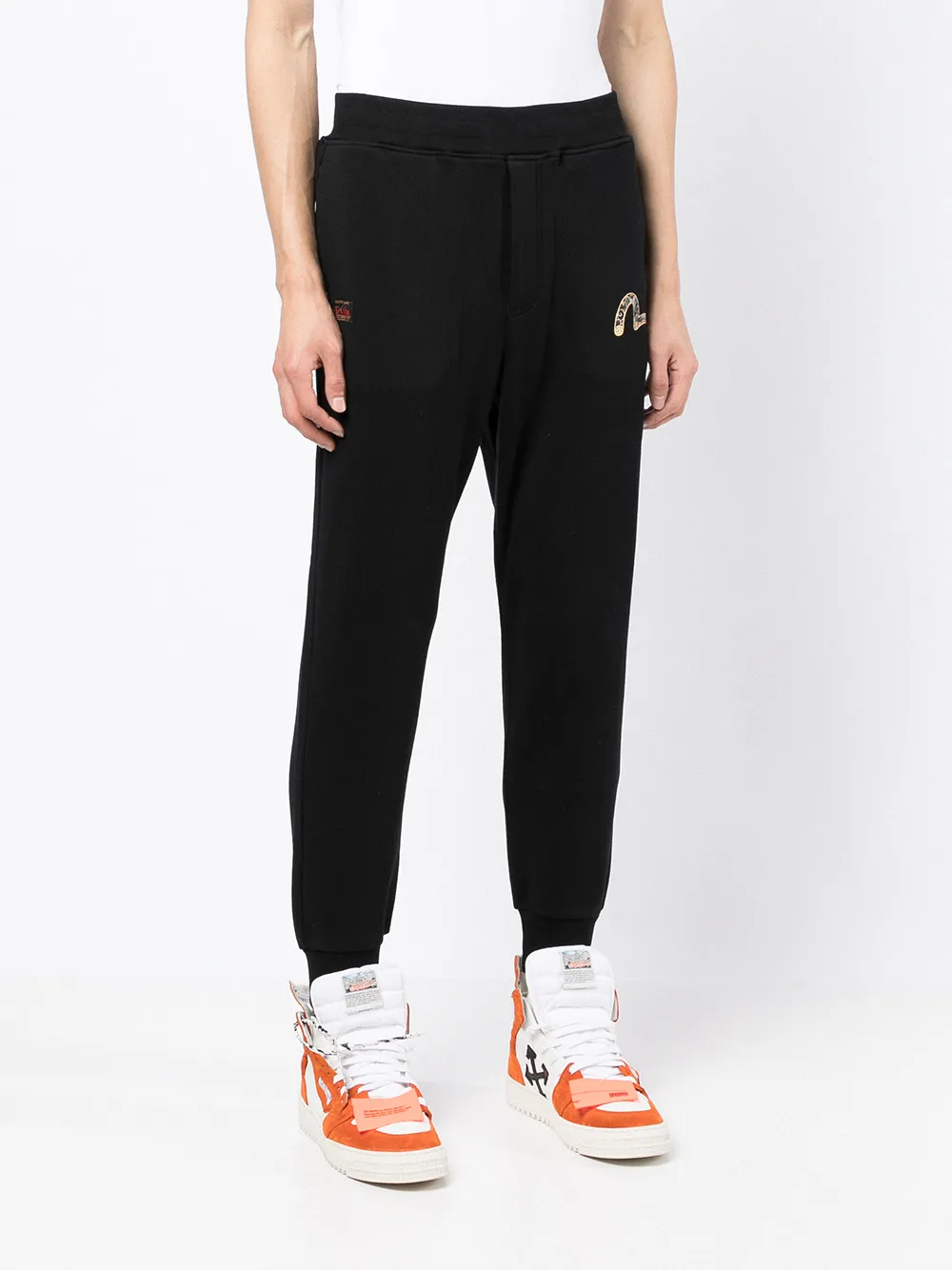 фото Evisu спортивные брюки с логотипом
