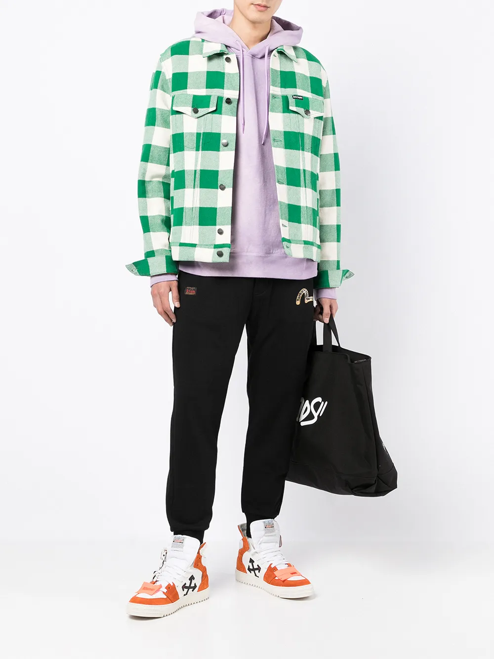 фото Evisu спортивные брюки с логотипом