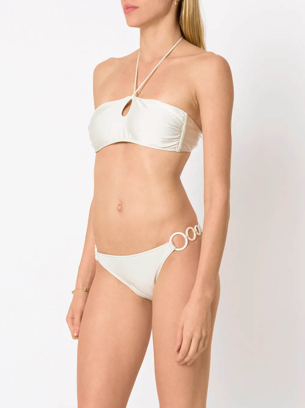 Adriana Degreas Hoop Detail Bikini Set Farfetch