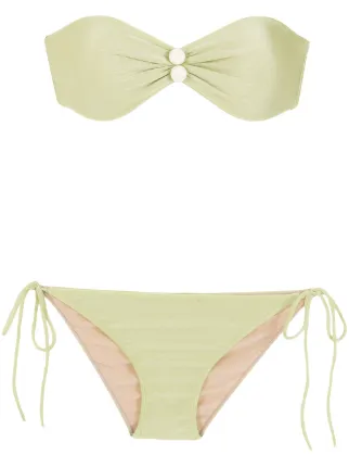 Adriana Degreas Strapless Bikini Set Farfetch