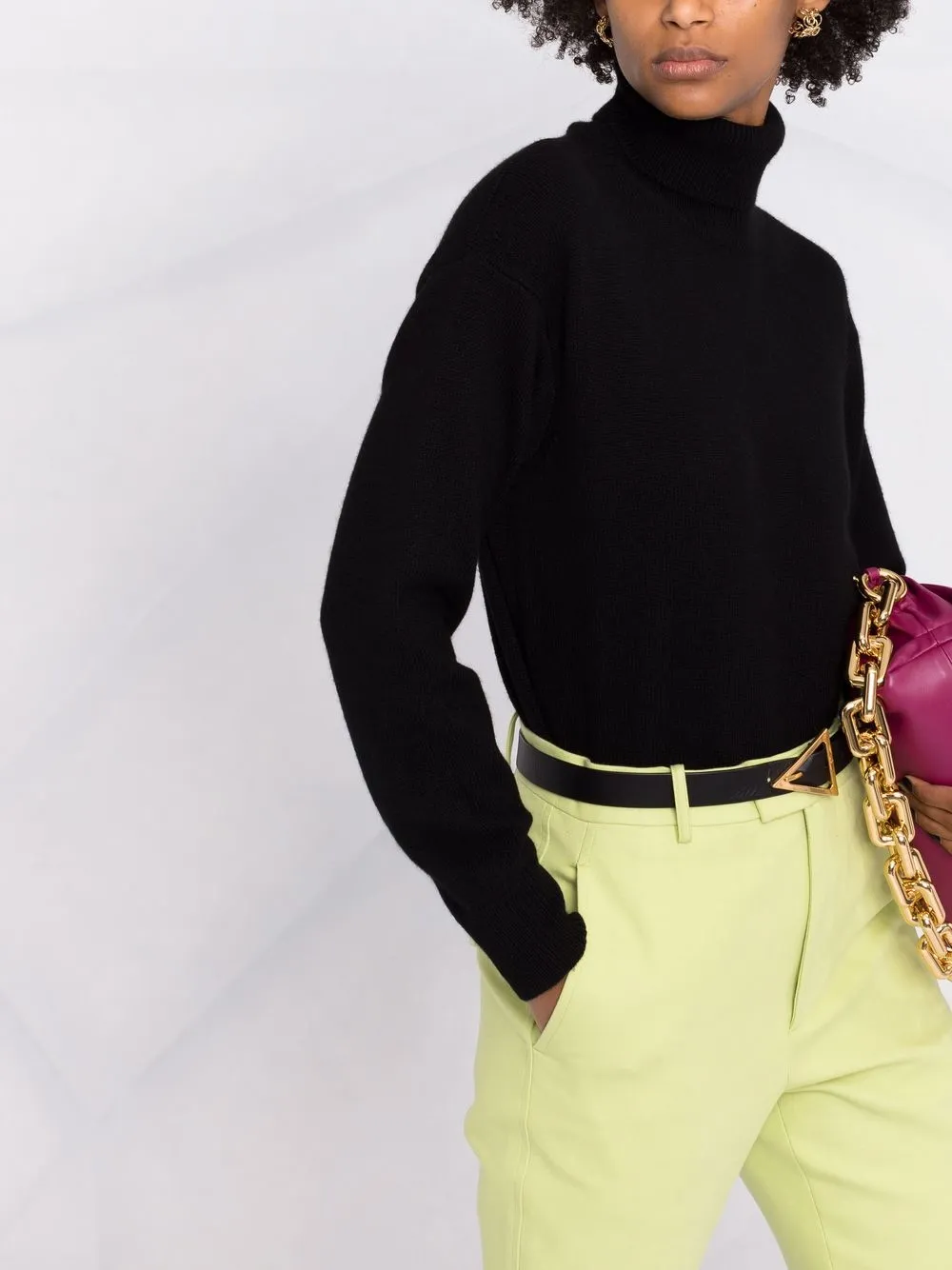 фото Tom ford топ с высоким воротником и длинными рукавами