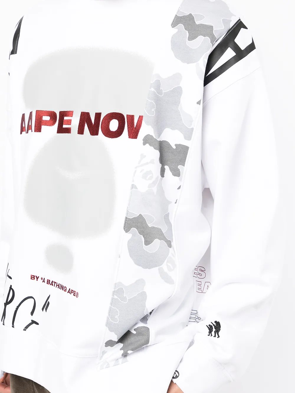 фото Aape by *a bathing ape® толстовка с логотипом