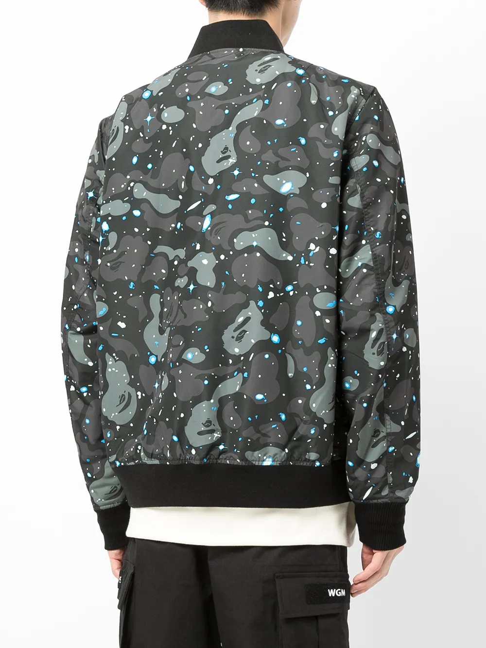 фото A bathing ape® бомбер space camo ma-1