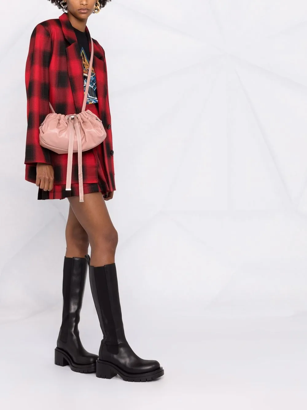 фото Alexander mcqueen сумка на плечо the bundle с кулиской