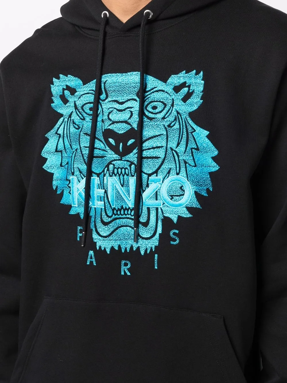 фото Kenzo худи из органического хлопка с вышитым логотипом