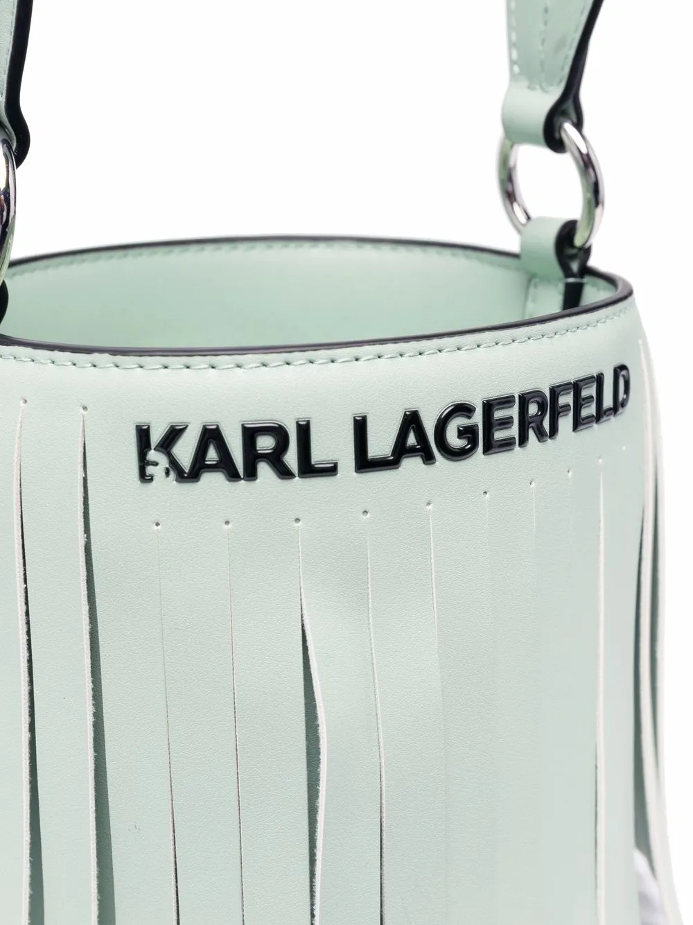 Karl Lagerfeld K Fringe Mini Bucket Bag Farfetch