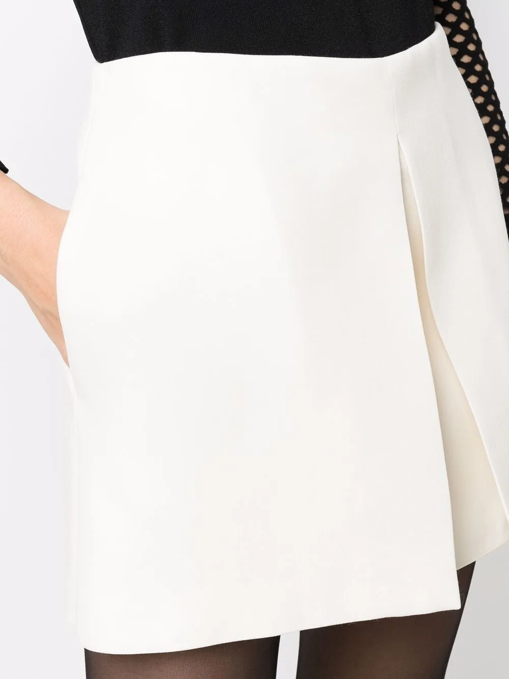 фото Valentino юбка-шорты со встречной складкой