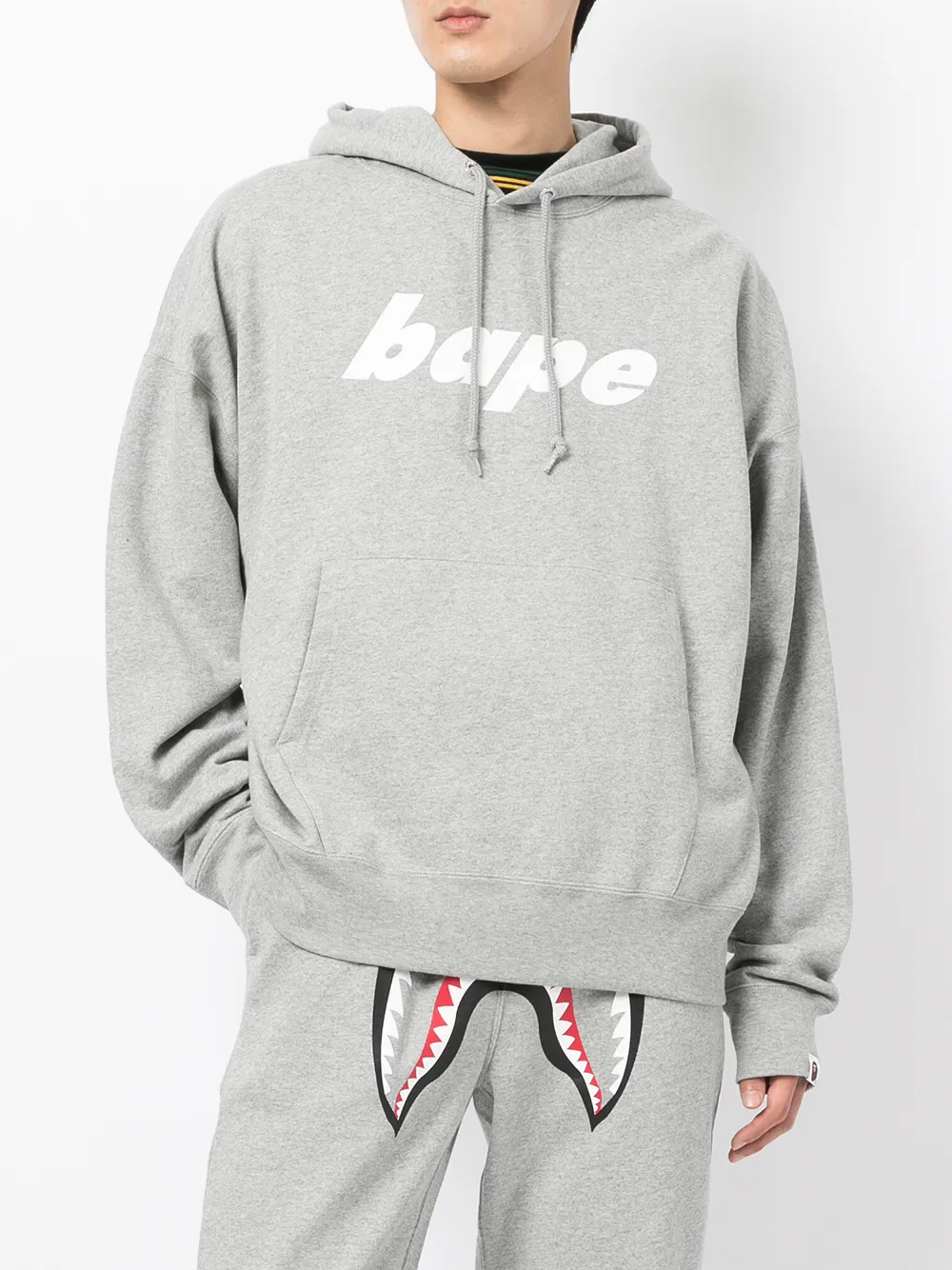 фото A bathing ape® худи оверсайз с графичным принтом