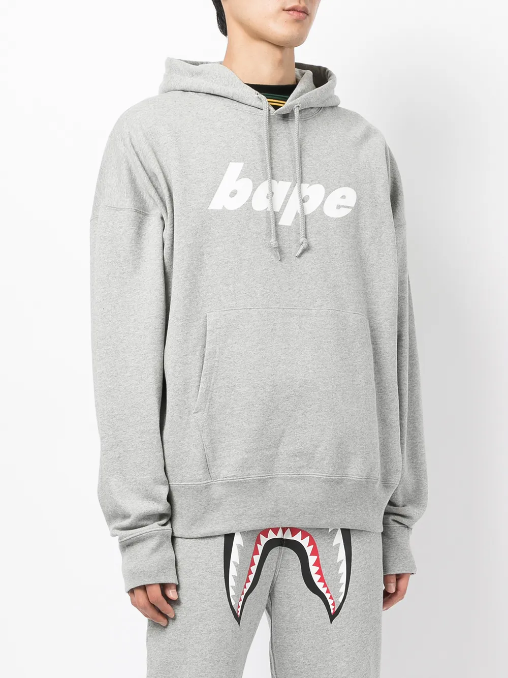 фото A bathing ape® худи оверсайз с графичным принтом