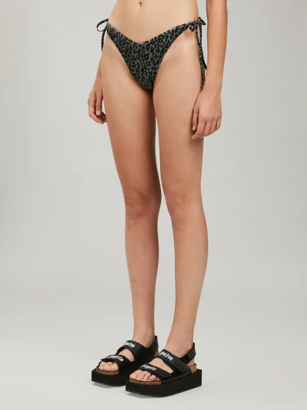 Leopard Brazilian Bikini In Black Palm Angels Official