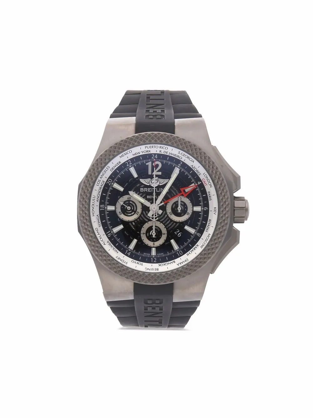 фото Breitling pre-owned наручные часы bentley gmt b04 pre-owned 49 мм