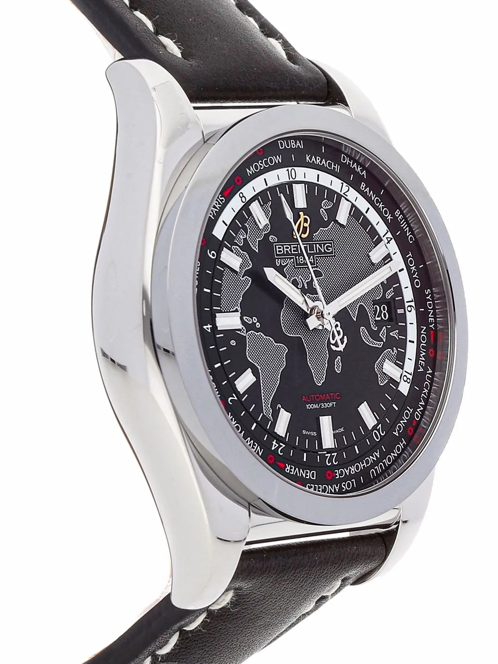 фото Breitling pre-owned наручные часы galactic unitime pre-owned 44 мм