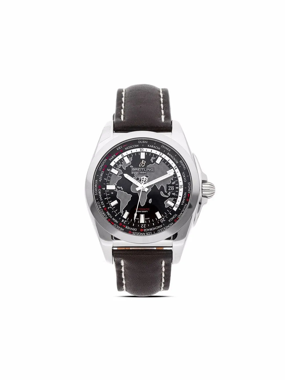 фото Breitling pre-owned наручные часы galactic unitime pre-owned 44 мм
