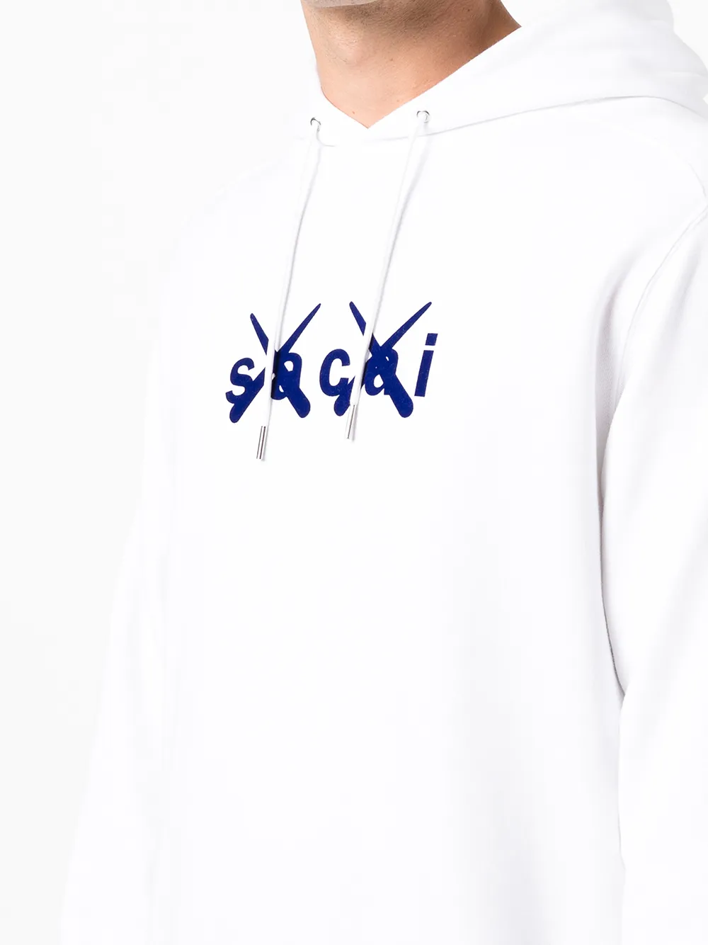 фото Sacai худи с логотипом