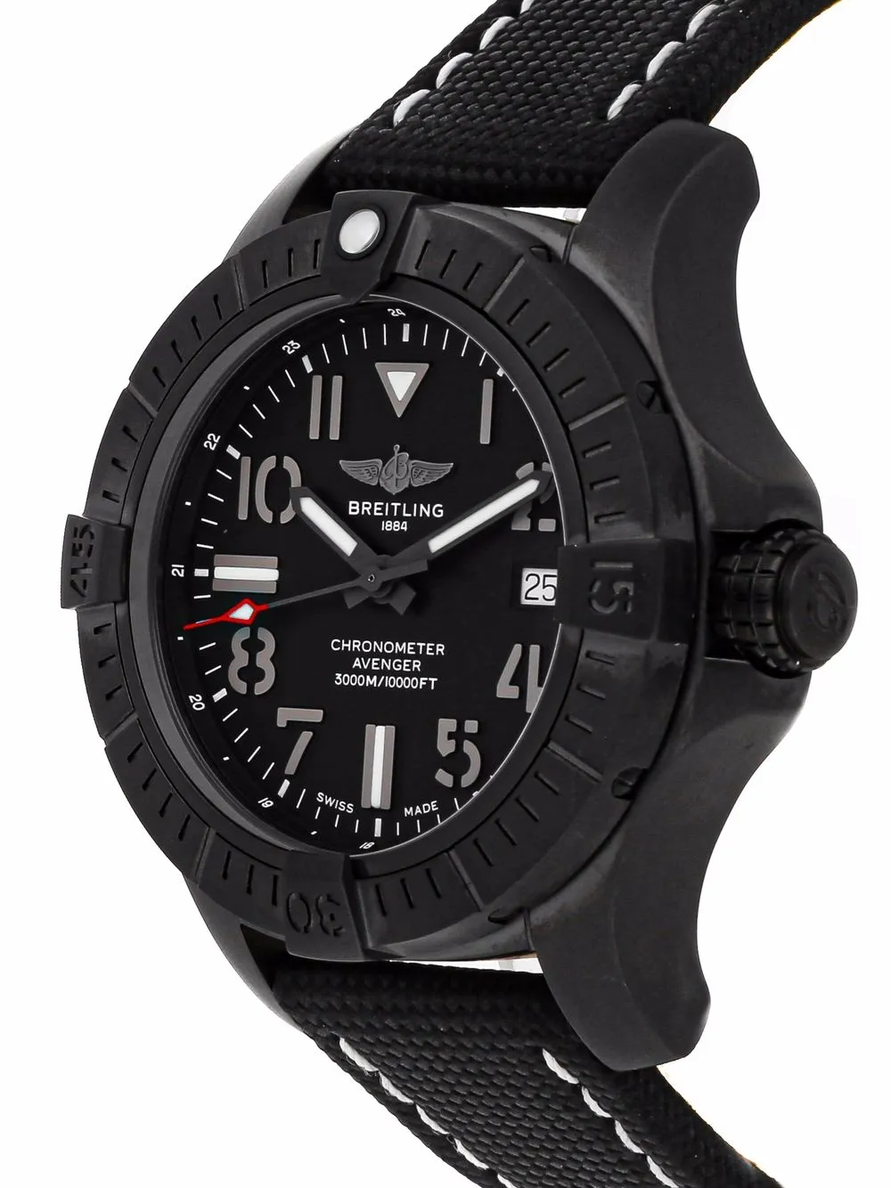 фото Breitling pre-owned наручные часы pre-owned avenger seawolf night mission 45 мм