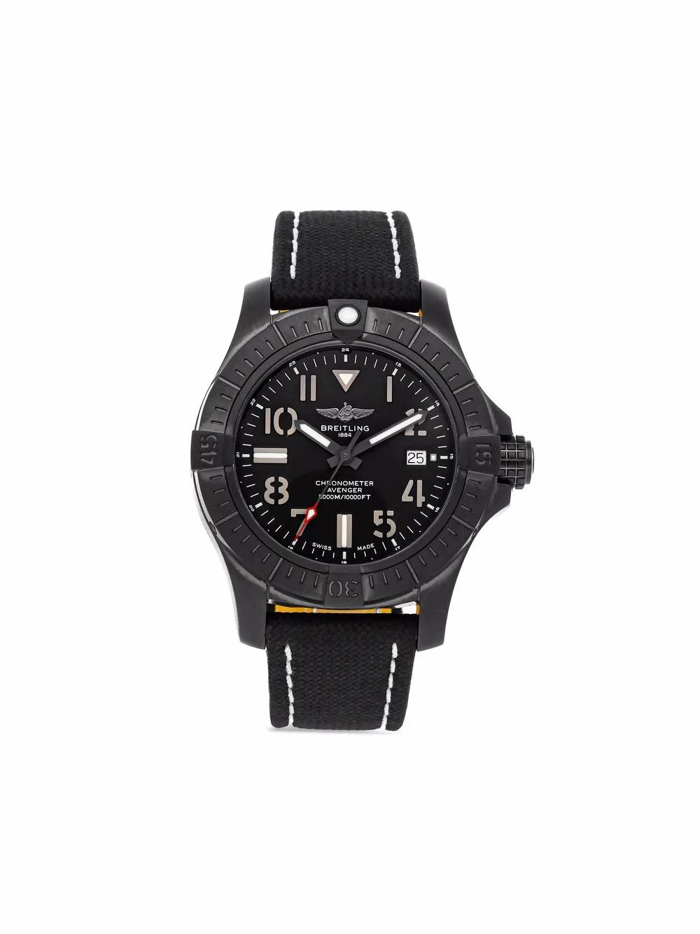 фото Breitling pre-owned наручные часы pre-owned avenger seawolf night mission 45 мм
