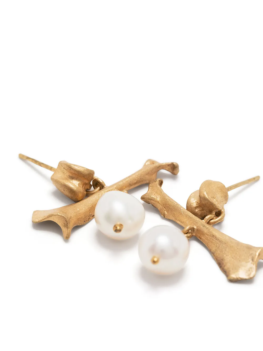 фото Claire english серьги-подвески caspian с жемчугом