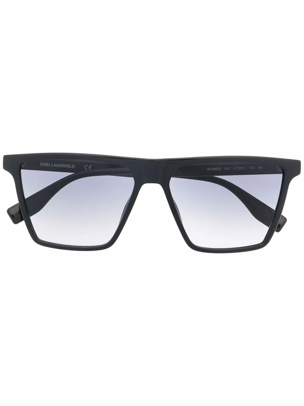 фото Karl lagerfeld солнцезащитные очки kl6060s 001 в квадратной оправе