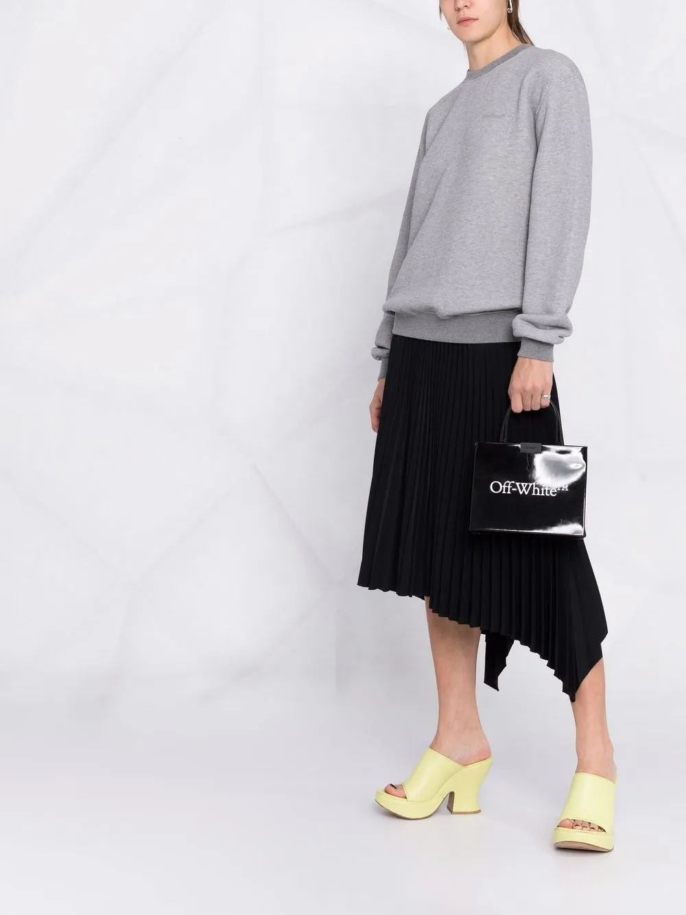 фото Off-white топ с полосками diag
