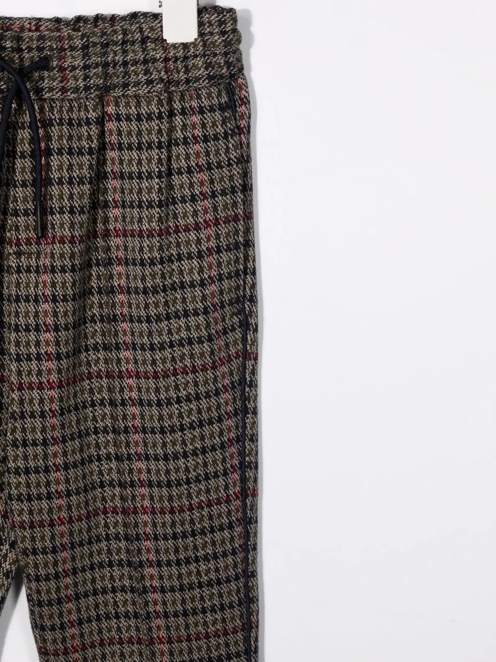 фото Scotch & soda клетчатые брюки прямого кроя